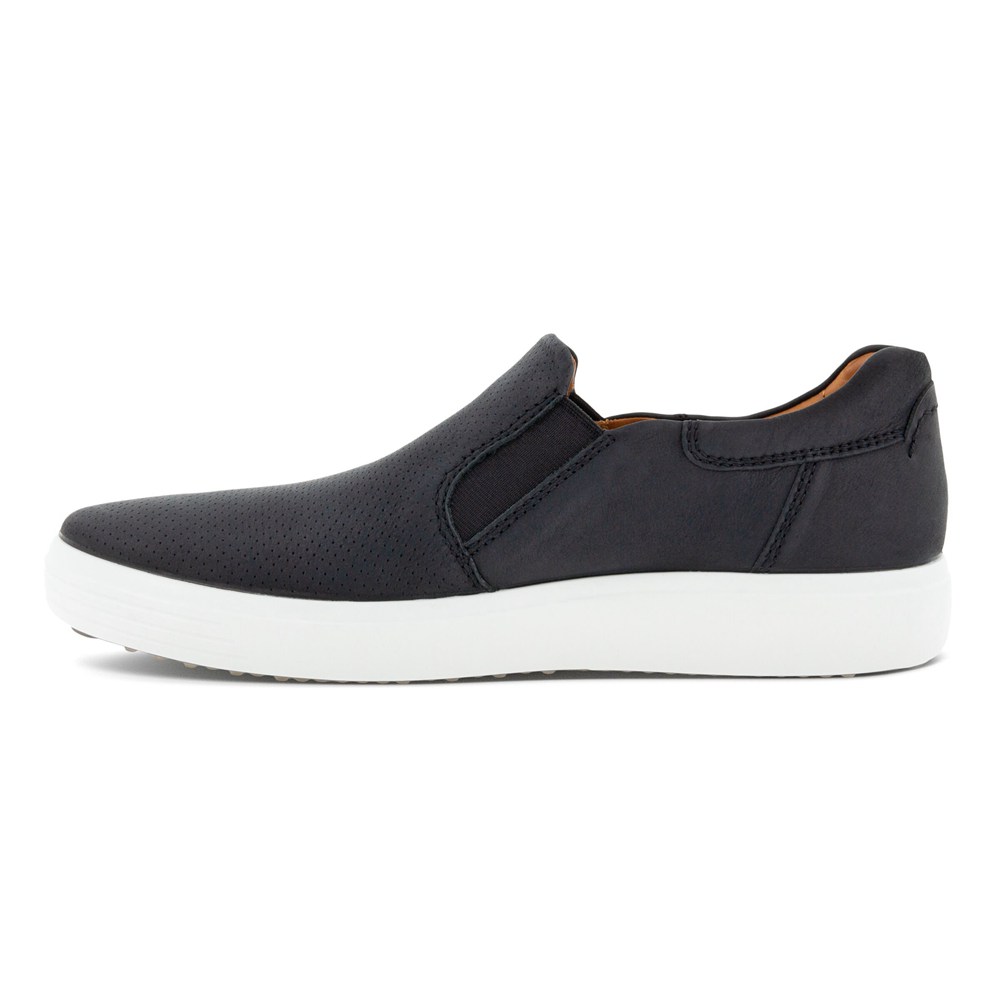 Slip On Hombre - ECCO Soft 7 - Negros - PLO724536